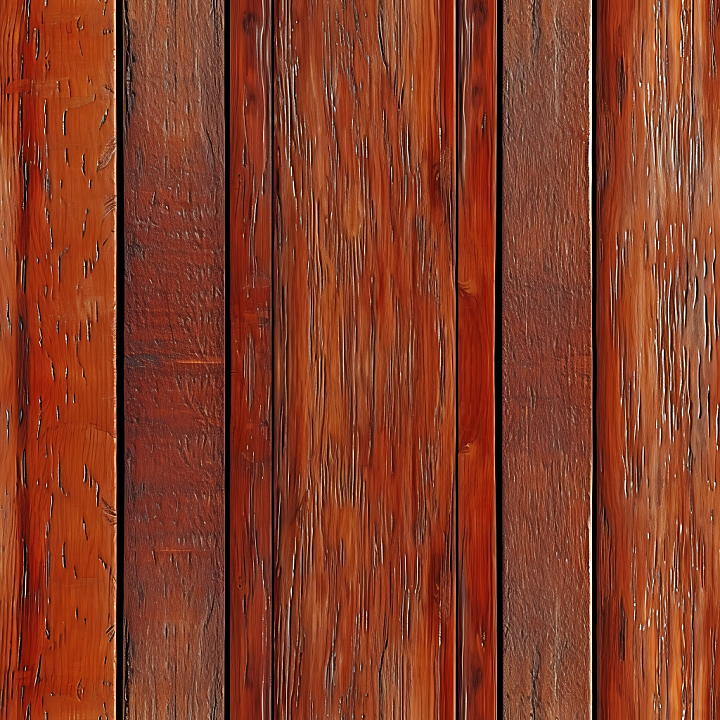 Dark Rustic Wood Planks with Distressed Grain seamless PBR texture preview