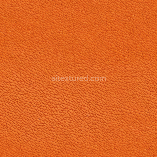 Seamless 3D Pebbled Orange Leather PBR Texture with Fine Grain Detail