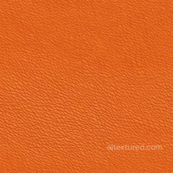 Pebbled Orange Leather PBR Texture with Fine Grain Detail Leather texture preview