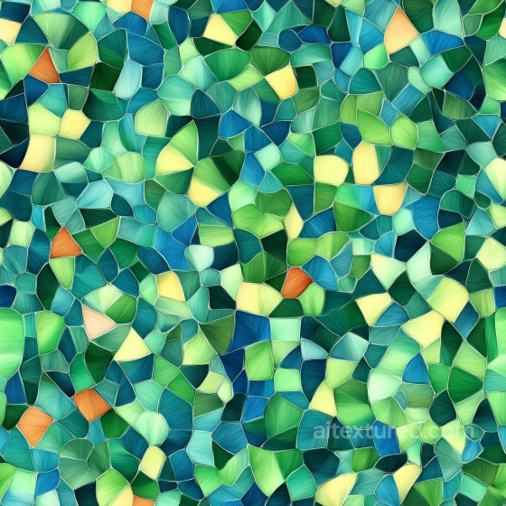 Mosaic PBR Texture with Irregular Colorful Tiles and Matte Finish Mosaic texture preview