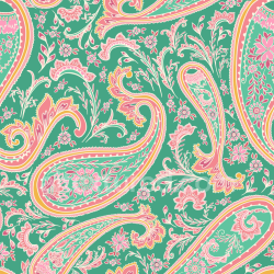 seamless Seamless 3D PBR Retro Paisley Fabric Texture with Floral Motifs texture 8k free download PBR