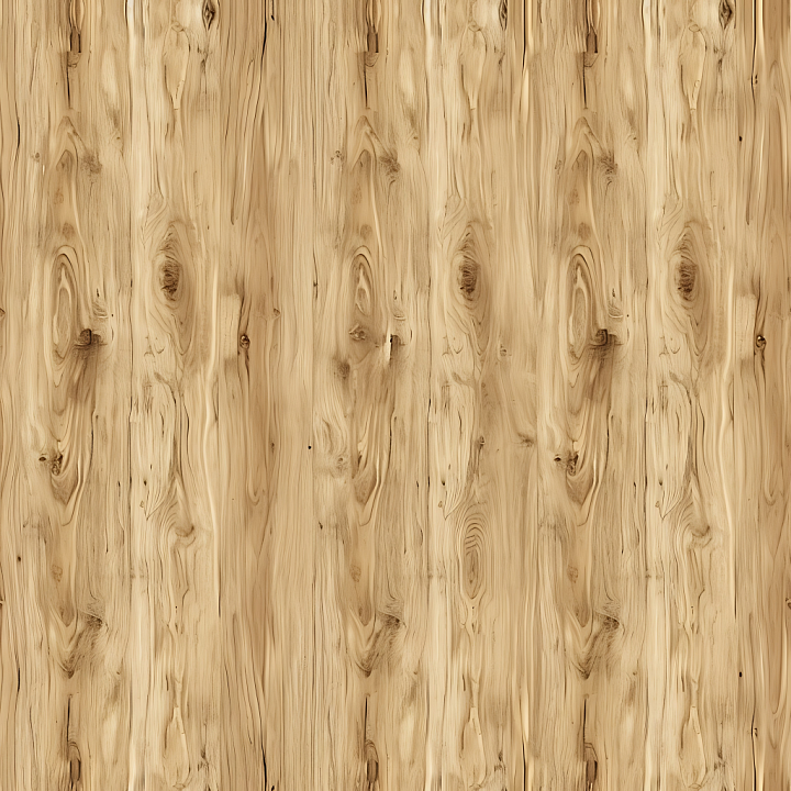 Light Pine Wood Planks with Natural Knots and Grain seamless PBR texture preview