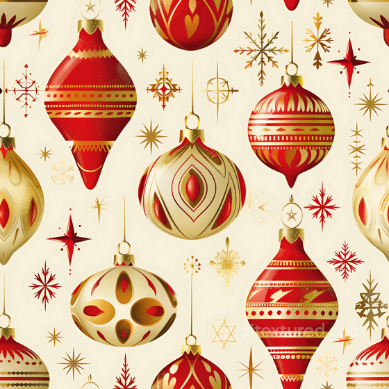 All Christmas Digital paper Texture of Red and Gold Christmas Ornament Pattern All Christmas Digital paper texture preview