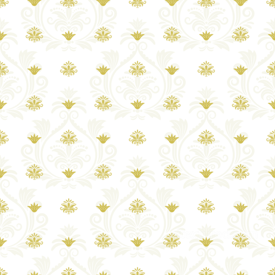 White and Gold Floral Damask Texture Pattern White & Gold texture preview