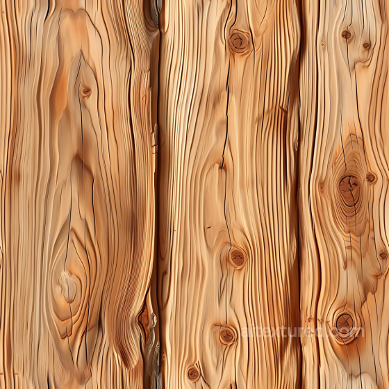 Natural Pine Wood Planks Texture with Prominent Grain and Knots Wood texture preview