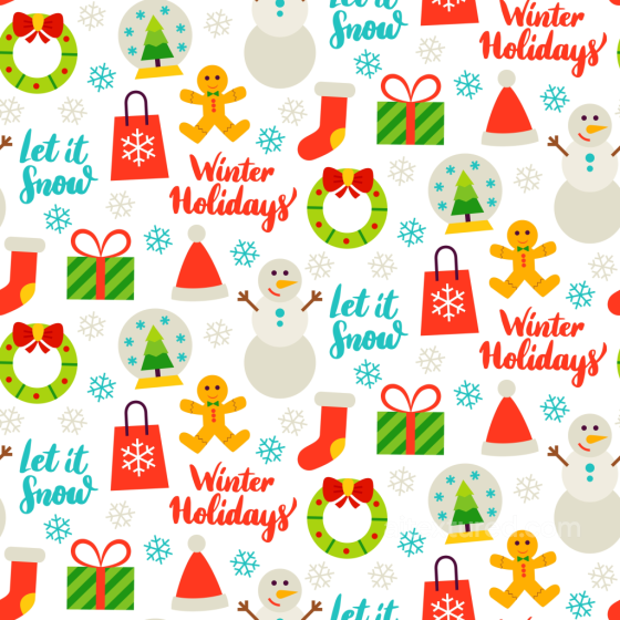 Featuring Christmas Digital Paper with Festive Icons All Christmas Digital paper texture preview