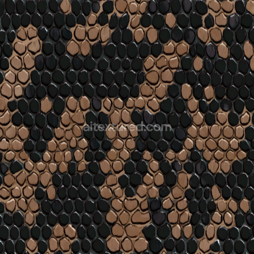 Seamless 3D PBR Reptilian Skin Texture with Detailed Scales and Organic Pattern