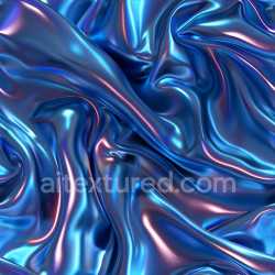 seamless Seamless 3D PBR Texture of Glossy Blue Satin Fabric with Iridescent Highlights texture 8k free download PBR