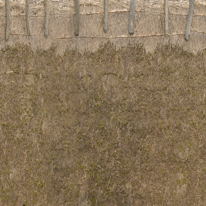 Reed Rough Village - Reed Roof Reed Rough Village Thatch seamless PBR texture preview