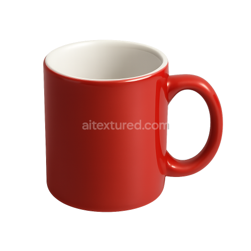 Red Ceramic Coffee Mug