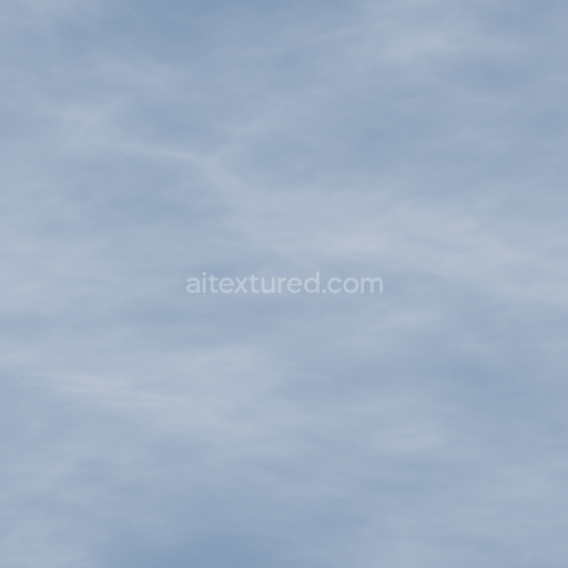 Seamless 3d texture pbr 8k diffuse cirrostratus soft edged cloud veil