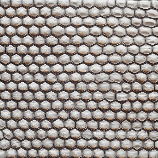 reptilian scaled skin PBR texture with hexagonal scale detail seamless Skin PBR texture