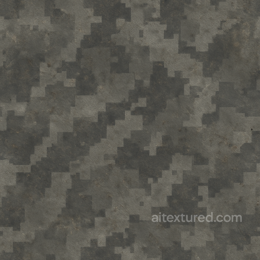 Rock Gray Splattered Urban Camouflage Fabric seamless Color Camouflage PBR texture