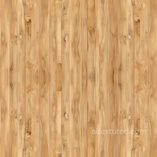 Light Pine Wood Planks PBR Texture with Natural Grain and Knots seamless Wood PBR texture