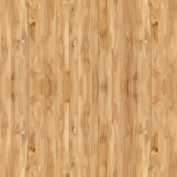 Light Pine Wood Planks with Natural Grain and Knots seamless PBR texture preview