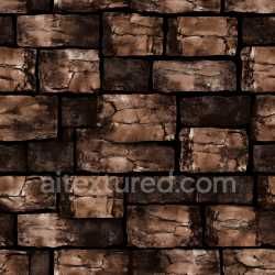 seamless Seamless 3D PBR Brown Cracked Brick Wall Texture with Rough Surfaces texture 8k free download PBR