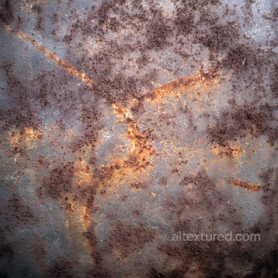 Rusted Metal Texture with Cracked Corrosion and Weathered Surface Rust texture preview