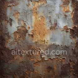 seamless Seamless 3D Rusty Cracked Metal PBR Texture with Peeling Paint and Corrosion texture 8k free download PBR