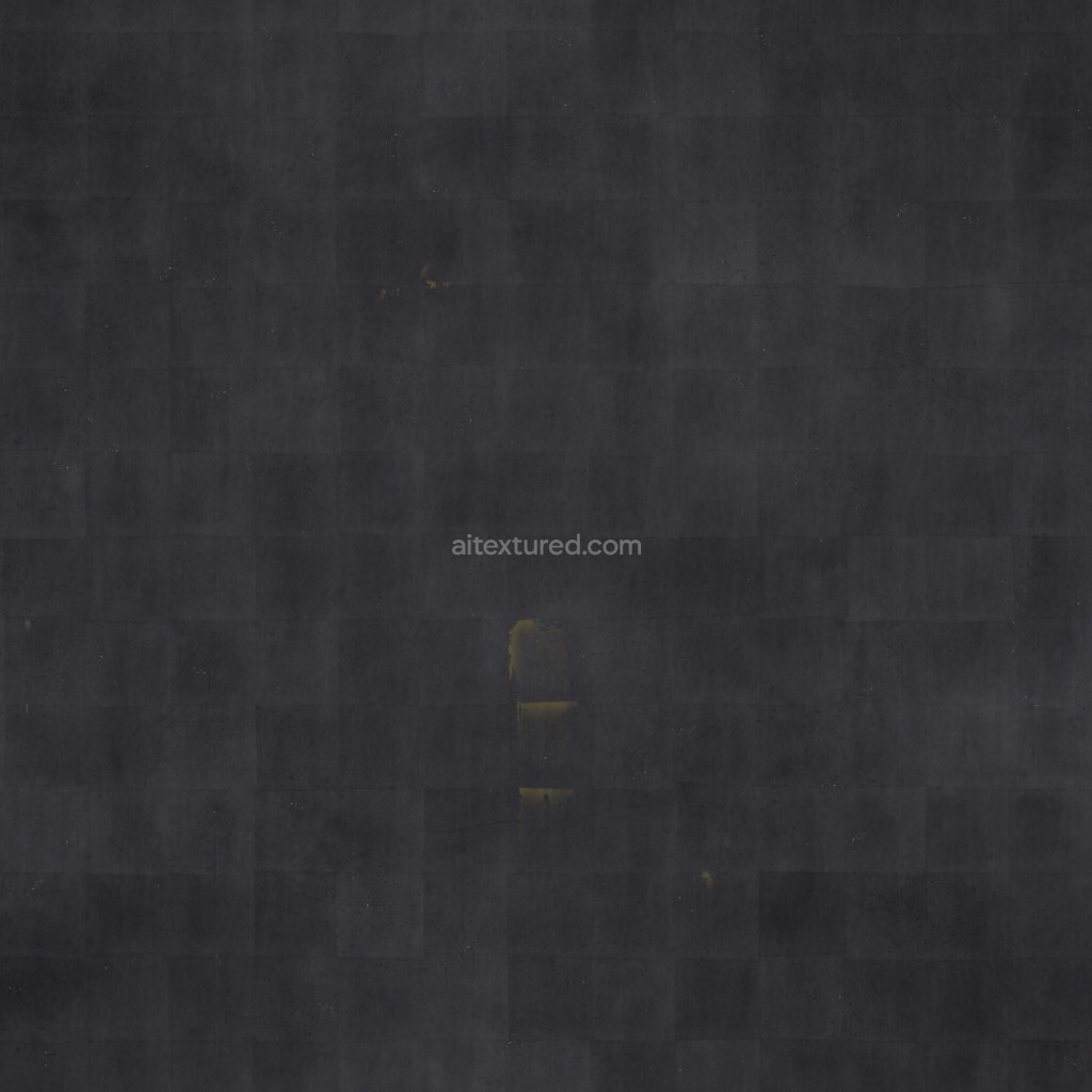 Seamless dark roofing tiles PBR texture