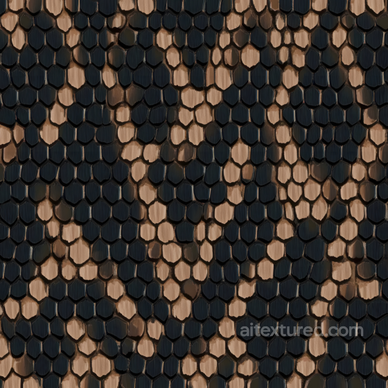 Reptile-Like Scaled Skin Seamless Texture with Detailed Surface Patterns Skin texture preview
