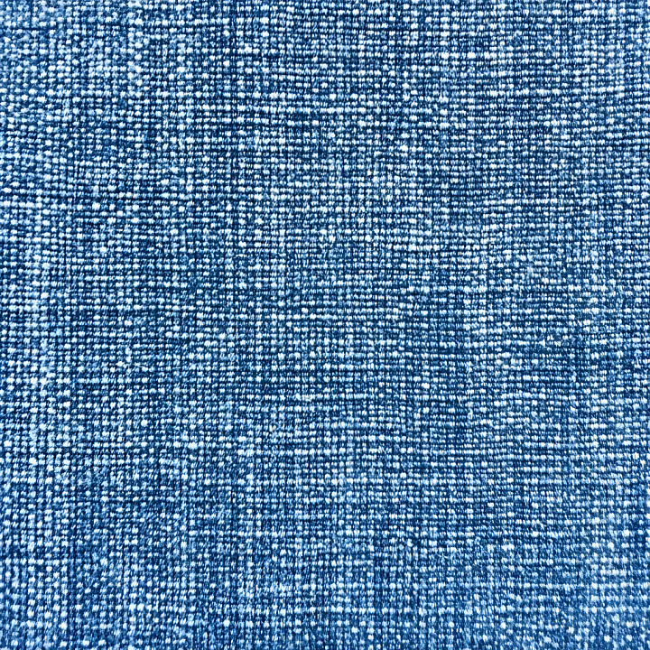 Cracked and Worn Denim Fabric in Blue seamless PBR texture preview