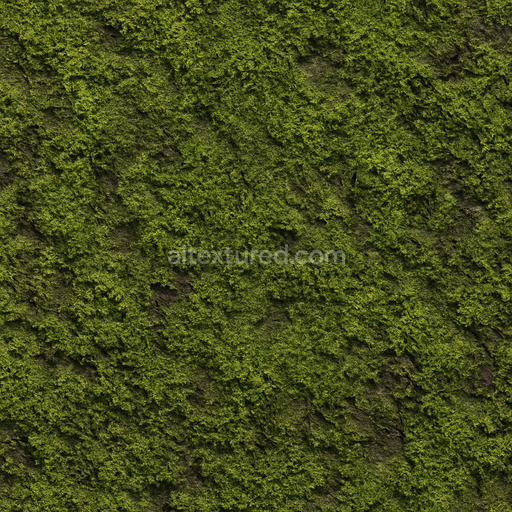 Rough Forest Moss Texture Seamless 1024X1024