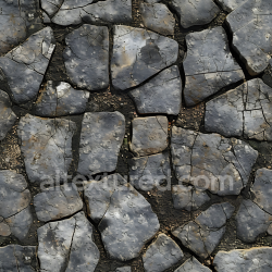 seamless Seamless 3D PBR Texture of Weathered Stone Ground with Cracks and Dirt texture 8k free download PBR