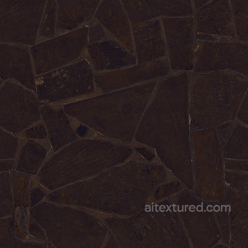 Reflective Stone Flooring - Slate Shiny Coated Polished Reflective Stone seamless Flooring PBR texture