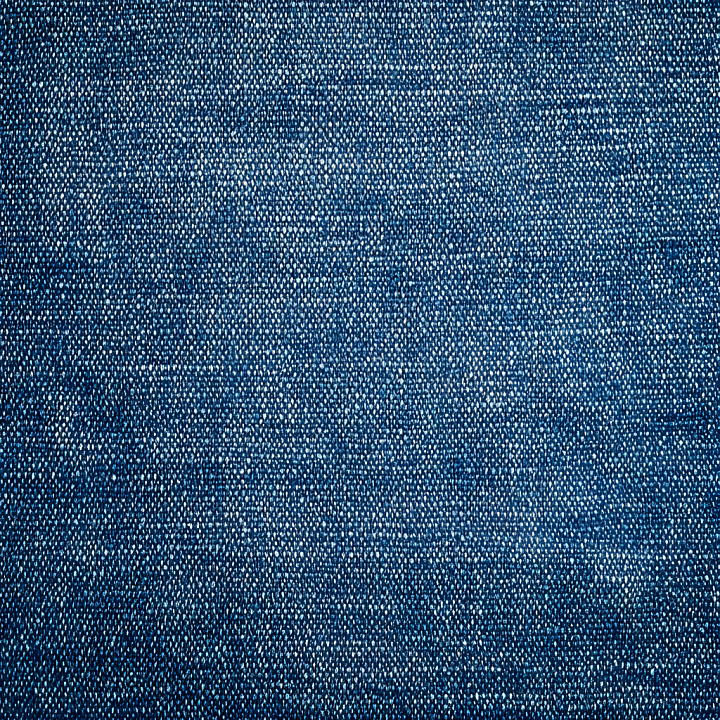 Cracked Denim Fabric with Distressed Blue Weave seamless PBR texture preview