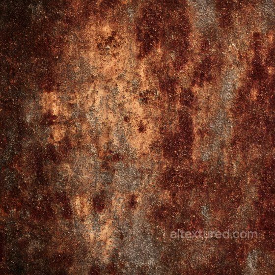 Rusted Metal Texture with Cracks, Holes, and Corroded Surface Rust texture preview