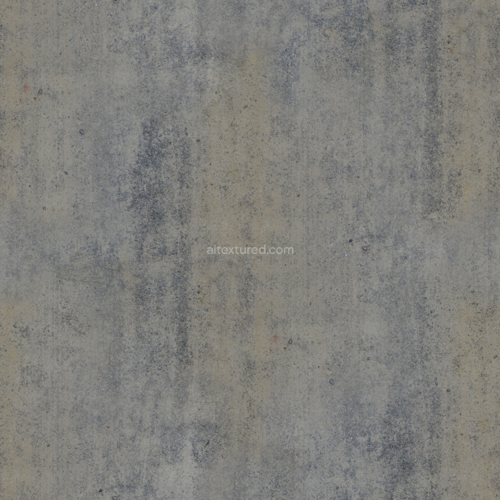 Seamless PBR ground texture with a weathered surface