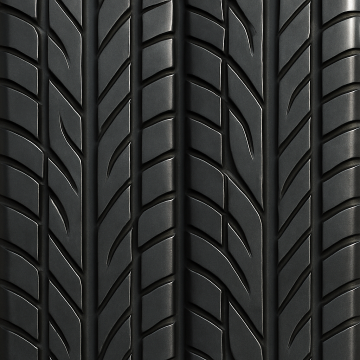 Polished Tire Tread Rubber seamless PBR texture preview