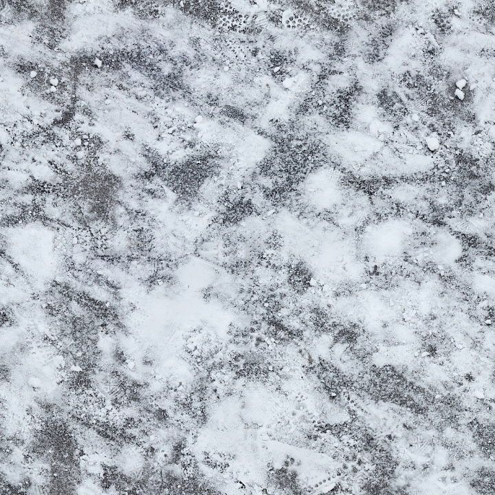 High-Quality Snow seamless PBR texture preview