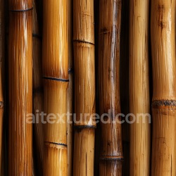 seamless Seamless 3D PBR Texture of Glossy Polished Bamboo Culms with Natural Knots texture 8k free download PBR