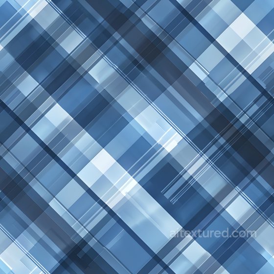 Featuring Layered Blue Plaid Pattern with Geometric Overlays Plaid texture preview