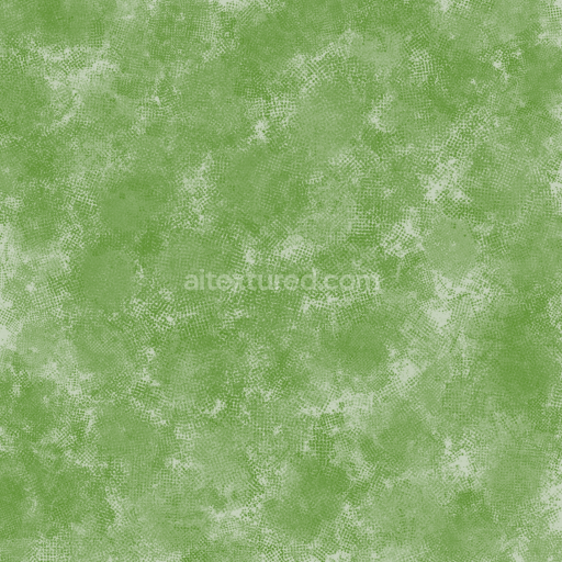 Seamless Green Watercolor PBR Texture with Fine Dot Pattern for 3D Modeling