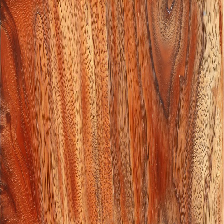 Polished Exotic Wood Panels with Rich Grain Variation seamless PBR texture preview