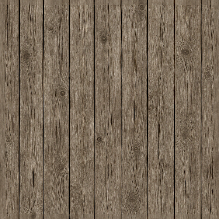 Wooden Fence With Weathered Wood And Fence Knots Detail seamless PBR texture preview