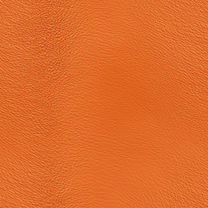 Orange Pebbled Leather with Fine Grain and Soft Finish seamless PBR texture preview