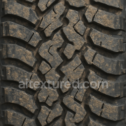 seamless Seamless 3d texture pbr 8k tire tread with deep tread and mud tire pattern for realistic offroad use texture 8k free download PBR