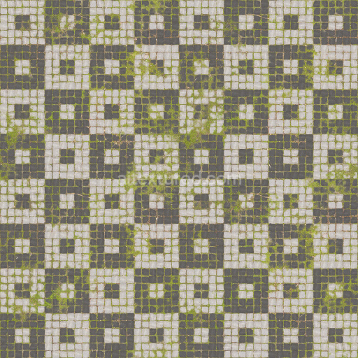 Paving Stones Tileable Seamless Pbr Texture Flooring Urban Gritty Weathered