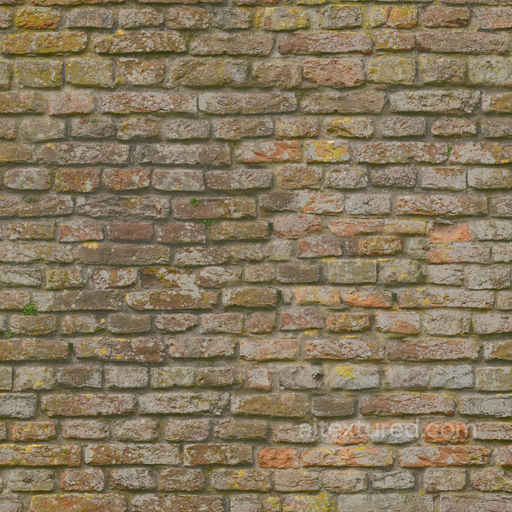 Old Uneven Brick - Uneven Brick Outdoor Castle Brick Rough seamless Brick PBR texture