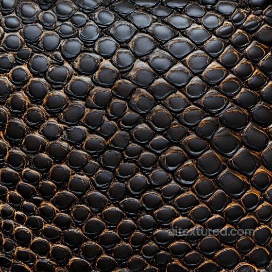 Of Black Reptilian Skin With Glossy Scales And Natural Wear Skin texture preview