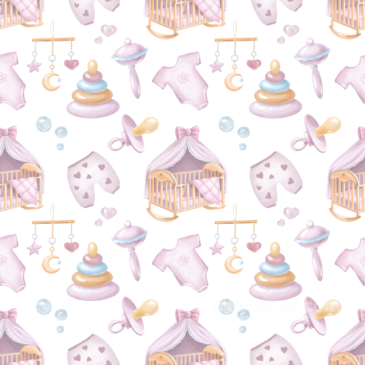 Baby Boy Nursery Items in Pastel Colors Seamless Texture seamless Baby Boy  PBR texture