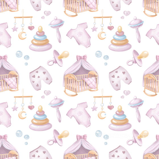 Baby Boy Nursery Items in Pastel Colors Seamless Texture Baby Boy texture preview