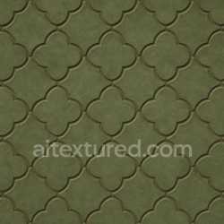 seamless Quatrefoil Clover Pattern texture 8k free download PBR