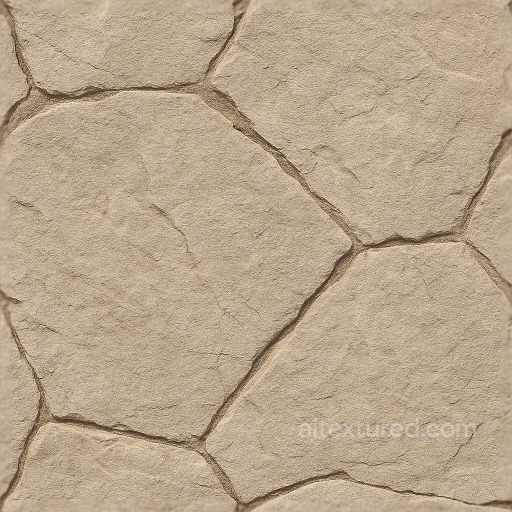 Carved Flagstone Surface For Decorative Outdoor Paving seamless Stone PBR texture