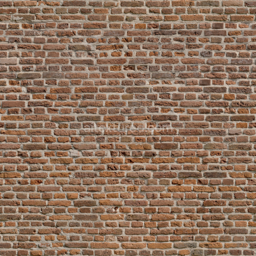 Factory Brick Bricks — Industrial Factory Brick Rough Red Uneven — PBR seamless 3D texture