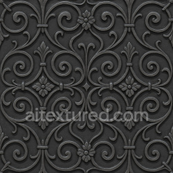 seamless Ornate Iron Texture Seamless 1024X1024 texture 1024x1024 free download PBR