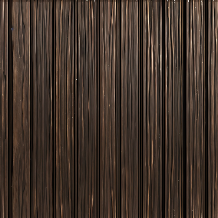 Dark Pine Wood Planks with Vertical Grain seamless PBR texture preview